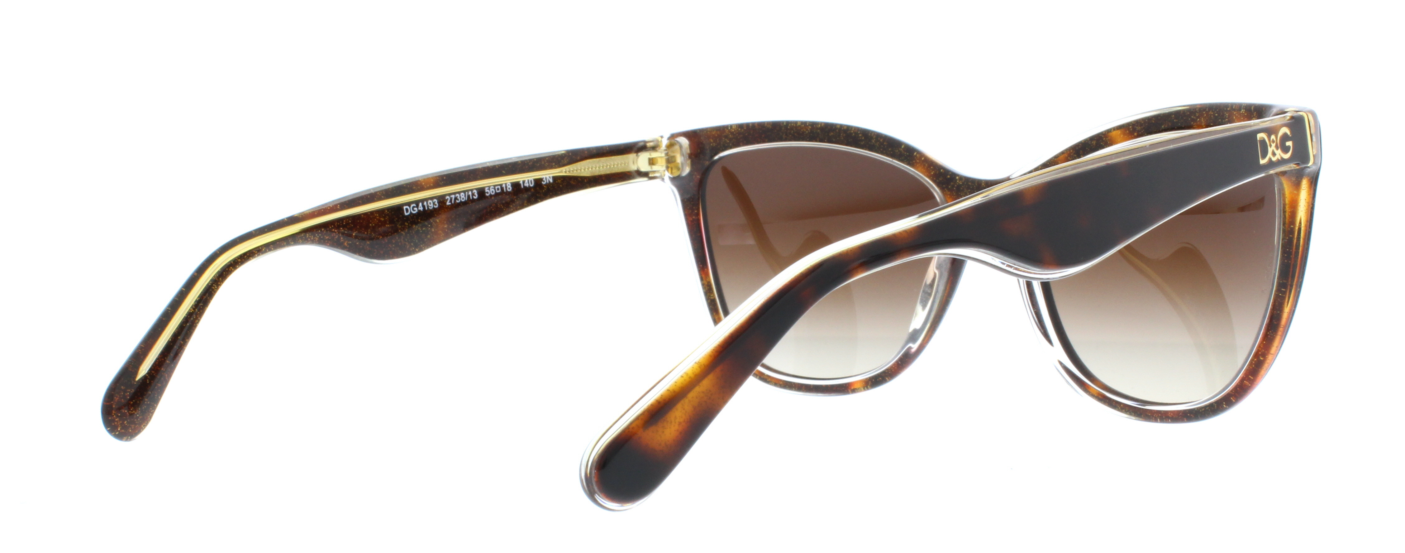 DOLCE & GABBANA DG 4193 2737/8G BLACK GLITTER GOLD DG 6177 501/87 black - eye-oo.com main image 2