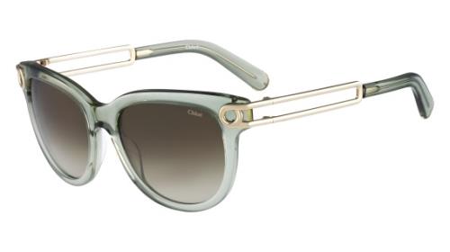 Chloe Authentic Sunglasses CE679S Green/Gold New With Case 54-18-135 New chloe sunglasses case - Gem main image 2