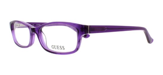 guess eyeglasses purple