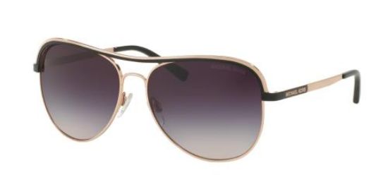 gold framed aviator sunglasses