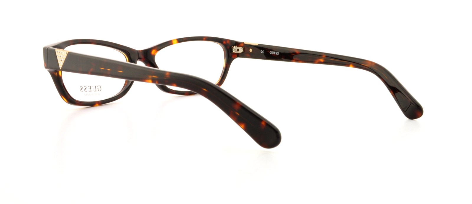 Guess Eyeglasses GU 2295 BLK Designer Frames Only Black 53-17-140 Guess Eyeglasses GU 50114 001 Shiny Black /, 53/17/140 at  main image 4