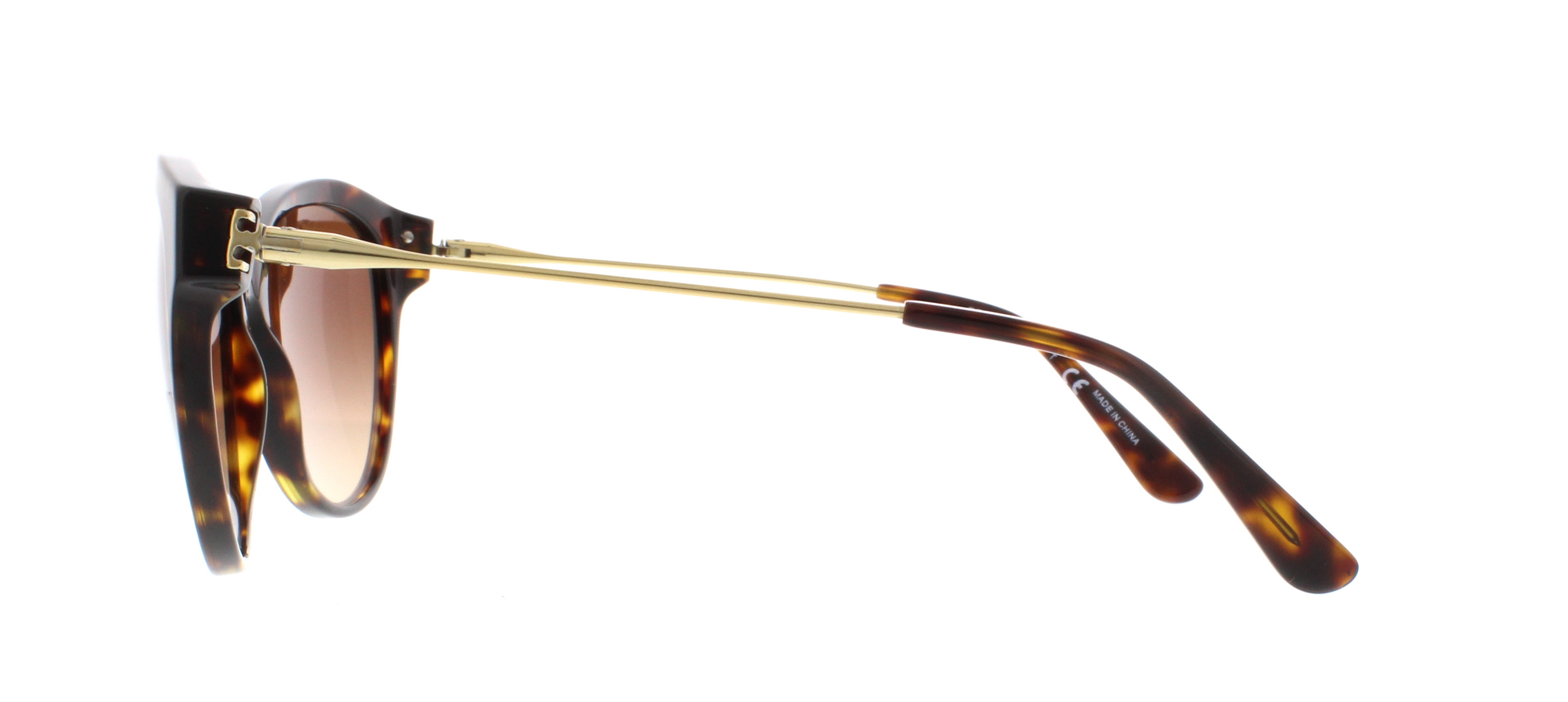 Tory Burch Sunglasses Cat Eye Black/silver TY7093 Tory Burch TY7184U M (54 - 19) with Grey lenses and Black  main image 4