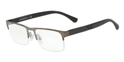 emporio armani half rim glasses