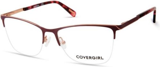 NEW~ COVERGIRL EYEGLASSES FRAMES black CG0824 52-17-135 $76 glasses lens  $15.99 - PicClick