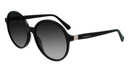 LONGCHAMP SUNGLASSES BLACK LO694S Longchamp Light Brown Round Ladies Sunglasses LO694S 272 61  main image 3