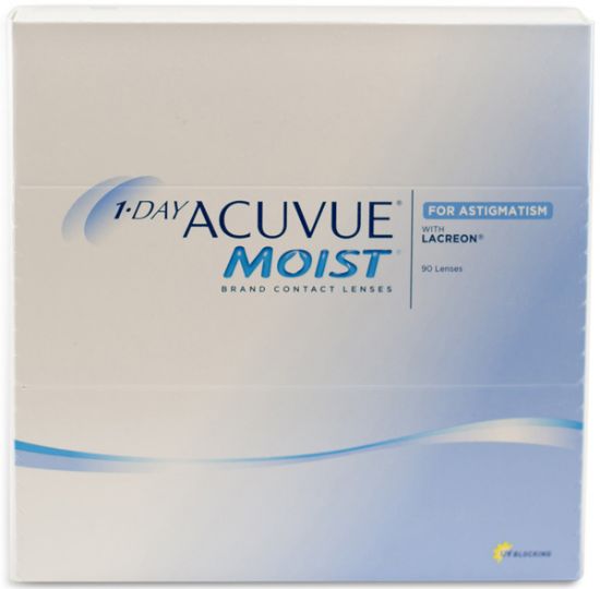 Picture of 1 Day Acuvue Moist For Astigmatism (90 Pack)