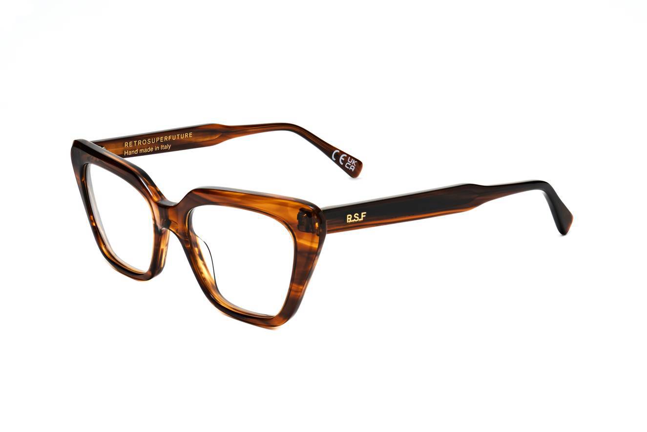 Picture of RetroSuperFuture Eyeglasses NUMERO 122 HAVANA