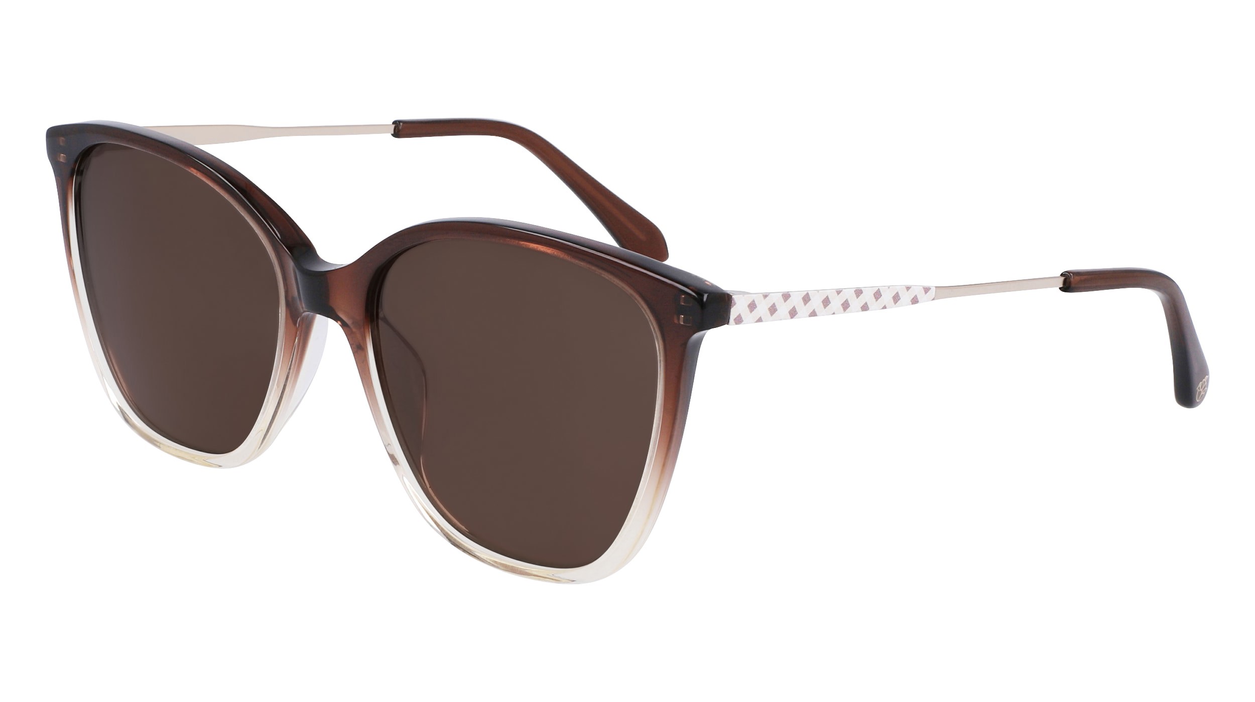 Draper James DJ7034 Brown Gradient Sunglasses Excellent pre-owned with Case Draper James DJ7034 Square Sunglasses | EyeOns.com main image 4