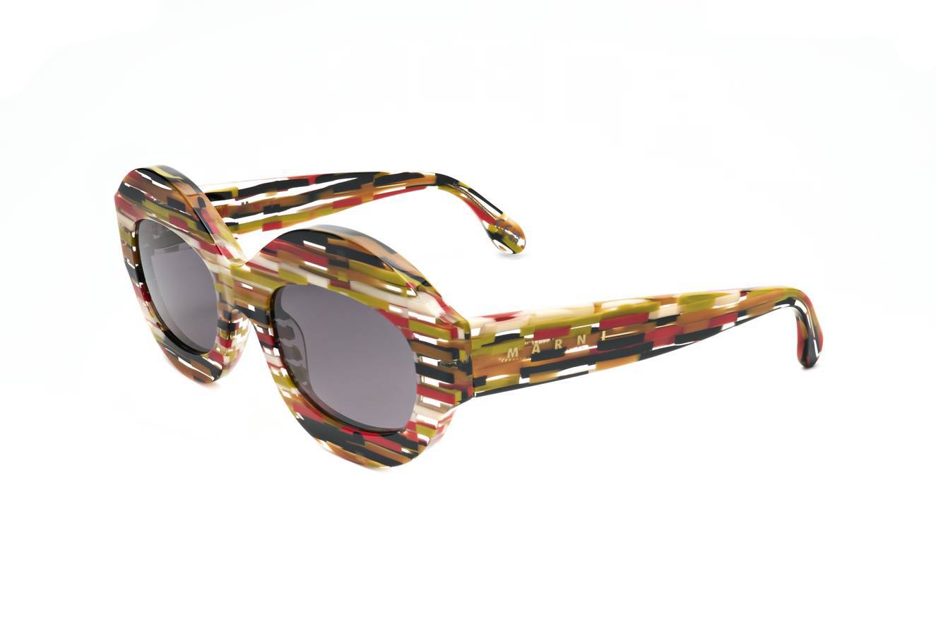 Picture of Marni Sunglasses IKKILCENOTESPACEY STRIPEY